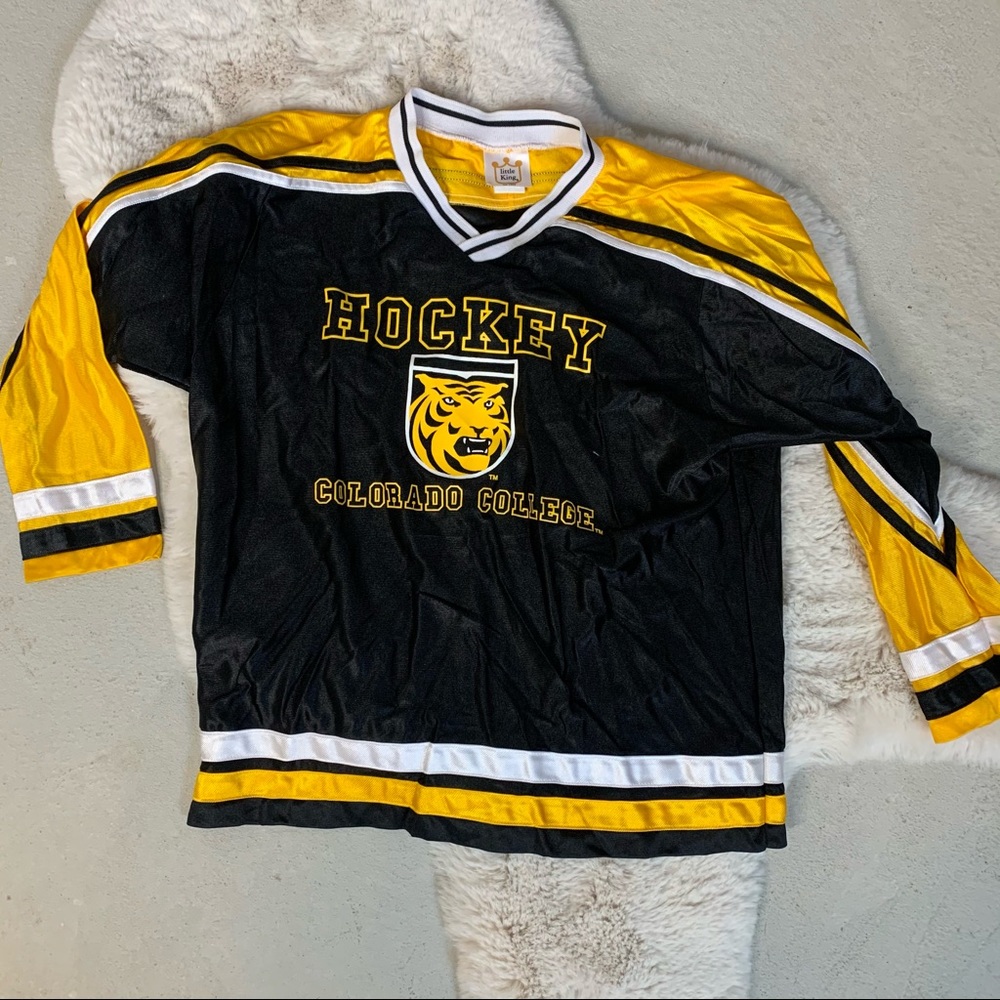 Colorado College Hockey Jersey Tigers Little King